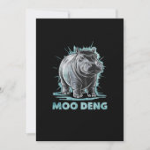 Invitation Hippo Radiant Moo Deng (Devant)