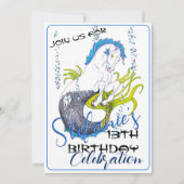 Invitation Hippocampe (crâne) (Devant)