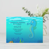 Invitation Hippocampe Heureux (Debout devant)