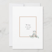 Invitation Hippopo | Baby shower Jungle Safari (Dos)