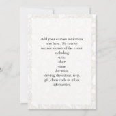 Invitation Hipster Baby Fox avec lunettes (Dos)