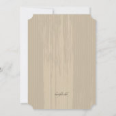 Invitation Hipster Flamant Rose (Dos)