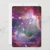 Invitation Hipster galaxy espace extra-atmosphérique Graduati (Dos)