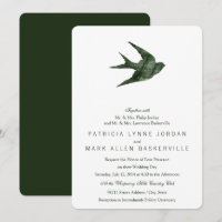 Hirondelle d'oiseaux (style Letterpress)