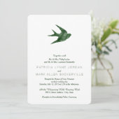 Invitation Hirondelle Vintage (Debout devant)