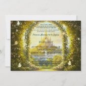 Invitation Histoire de Château de Princesse Enchantée de Cont (Devant)