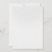 Invitation Histoire de conte de fées de la princesse en damas (Dos)