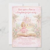 Invitation Histoire de conte de fées pour princesse pour son (Devant)