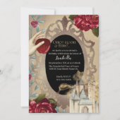 Invitation Histoire de fée en miroir blanc neige (Devant)