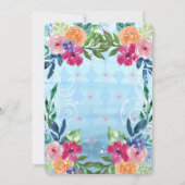 Invitation Histoire de lapin blanc Conte Unmerday Anniversair (Dos)