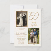 Invitation Histoire de photos de 50 ans ensemble (Devant)