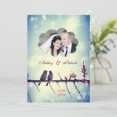 Invitation Histoire d'inséparables - ajoutez votre photo (Debout devant)