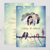 Invitation Histoire d'inséparables - ajoutez votre photo (Devant / Derrière)