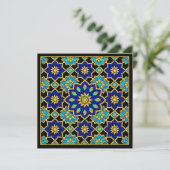 Invitation Histoire du style ottoman Bleu Design  (Debout devant)
