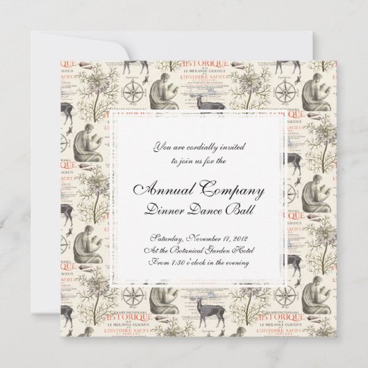 Invitation Histoire et science - La quête du savoir (Devant)