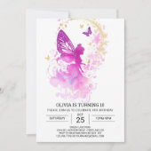 Invitation Histoire fée de la nature (Devant)