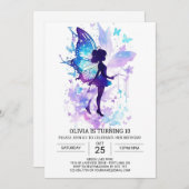 Invitation Histoire fée de la nature (Devant / Derrière)