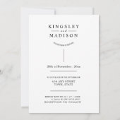 Invitation Histoire Mariage Commençant Une Nouvelle Épopée (Dos)