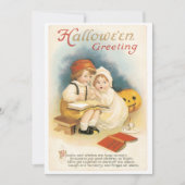 Invitation Histoires de fantômes vintages Halloween (Devant)