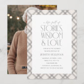 Invitation Histoires, Sagesse et Amour Fête du 80e anniversai (Devant / Derrière)