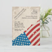 Invitation historique de drapeau (Debout devant)