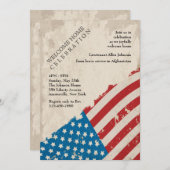 Invitation historique de drapeau (Devant / Derrière)