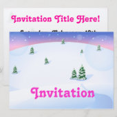 Invitation Hiver (Devant / Derrière)