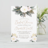 Invitation hiver À feuillage persistant de douche (Debout devant)