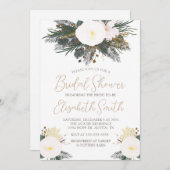 Invitation hiver À feuillage persistant de douche (Devant / Derrière)