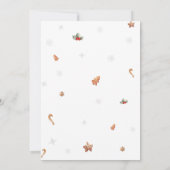 Invitation Hiver Chaud Bébé de cacao Son froid dehors Baby sh (Dos)