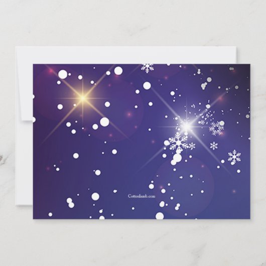 Invitation hiver Extravaganza (Dos)