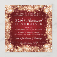 Hiver Festival de collecte de fonds Gold & Red