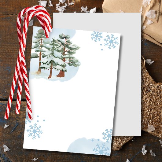 Invitation Hiver flocon de neige bleu Ajoutez Votre Propre Te