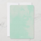 Invitation Hiver Florest Animaux Motif de Noël (Dos)