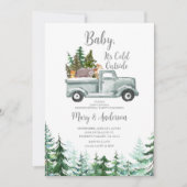 Invitation Hiver Forêt forestière Camion Animal Genre Revela (Devant)