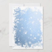 Invitation Hiver Joyeux Noël Aquarelle Baby shower maman- (Dos)