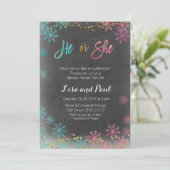 Invitation Hiver le sexe révèle l'invitation (Debout devant)