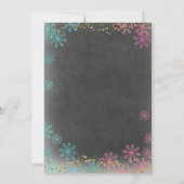 Invitation Hiver le sexe révèle l'invitation (Dos)