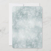 Invitation Hiver merveilleux cool doux 16party (Dos)