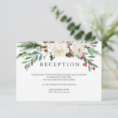 Invitation Hiver Mystique | ENCLOS DE RÉCEPTION DE MARIAGE (Debout devant)