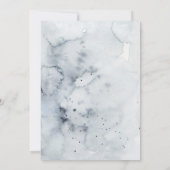 Invitation Hiver mystique | Mariage de cadre floral (Dos)