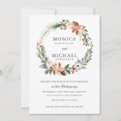 Invitation Hiver mystique | Mariage de couronne botanique (Devant)