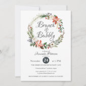 Invitation Hiver mystique | MARIAGE WREATCH BRUNCH Bubbly (Devant)