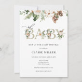 Invitation Hiver Oh Baby Sprinkel (Devant)