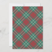 Invitation Hiver Oh Quel plaisir Noël Arbre Premier anniversa (Dos)