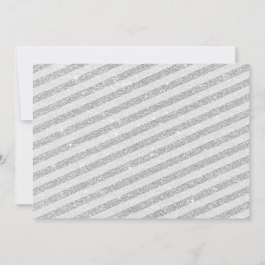 Invitation Hiver ONE derland Anniversaire Parties scintillant (Dos)