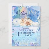 Invitation Hiver ONE derland Arctic Animal 1er anniversaire f (Devant)