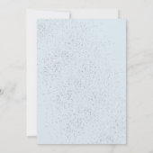 Invitation Hiver ONE derland Garçon fille 1er premier anniver (Dos)