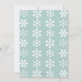 Invitation Hiver ONE derland Ours polaire Premier anniversair (Dos)