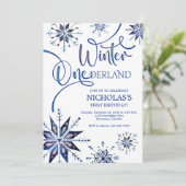 Invitation Hiver Onederland 1er anniversaire (Debout devant)